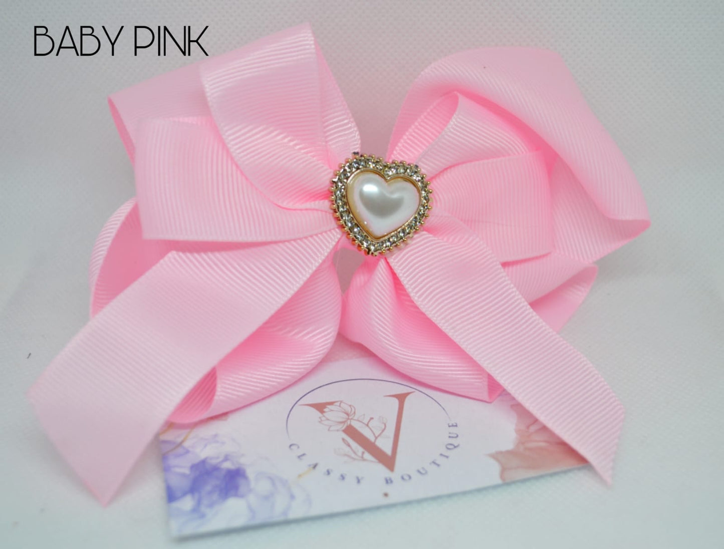 Mini heart bows