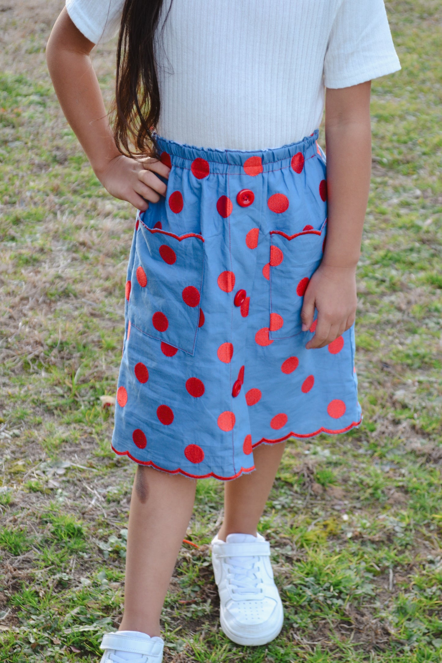 Girls Lady Bug Skirt