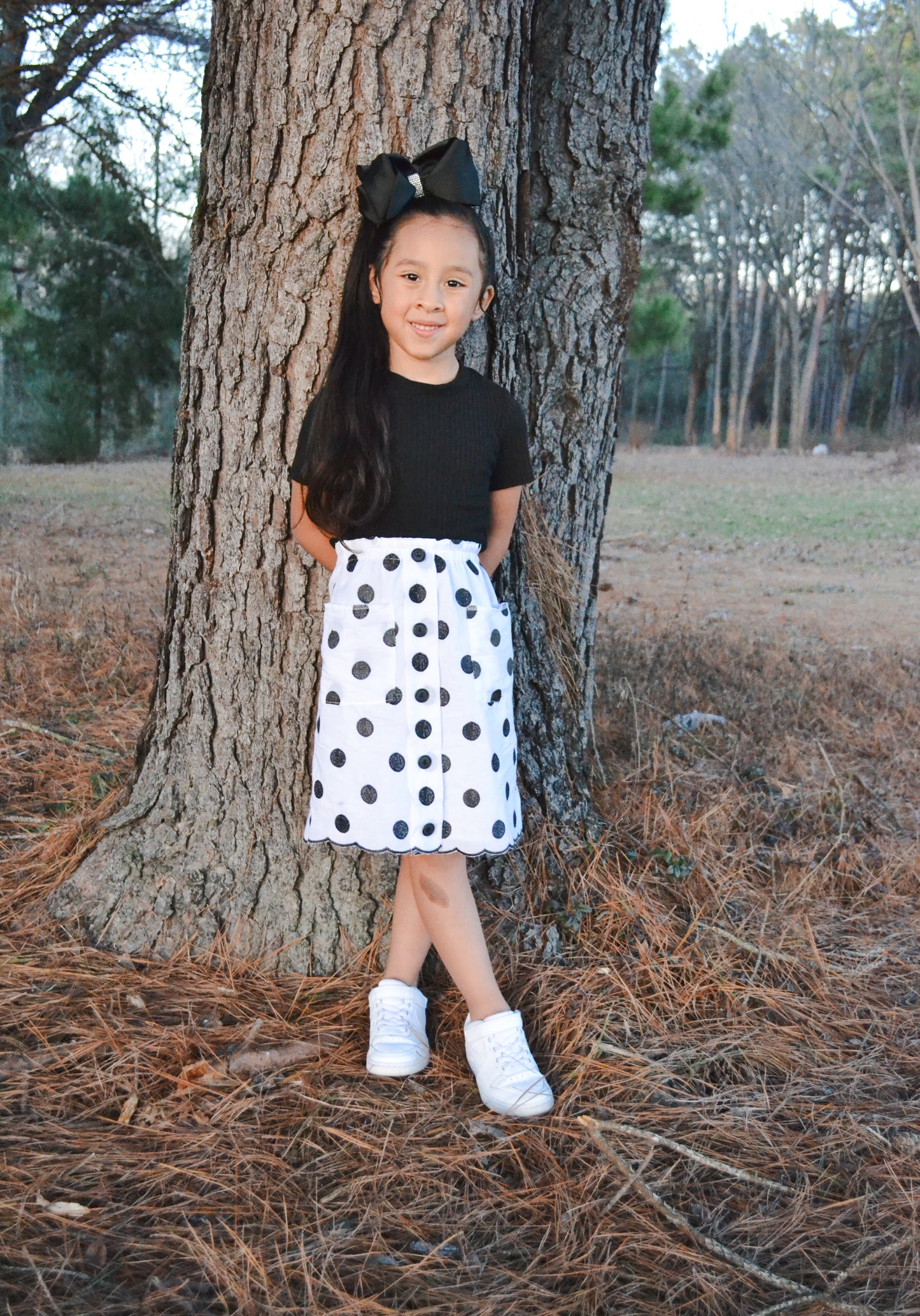 Girls Polka Dots Skirt